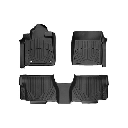 Weathertech Black, Front and Rear FloorLiner HP 444081IM-440934IM
