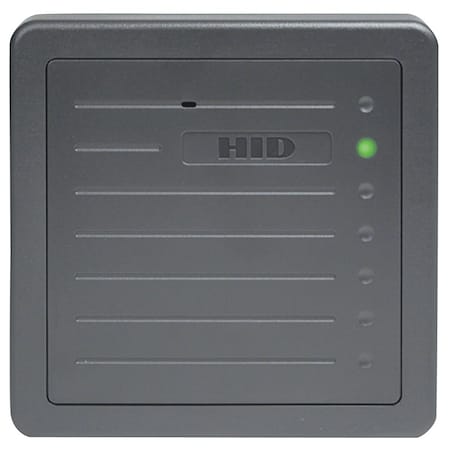 Hid ProxPro II Proximity Reader, Wiegand output, Charcoal Gray, 18 In. Pigtail No Keypad 5455BGN00