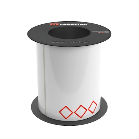 Labeltac GHS Die-Cut Labels, 9 Model 6in x 9in, 100 labels LT9, 3 Diamond LT69GHS3-V2-C