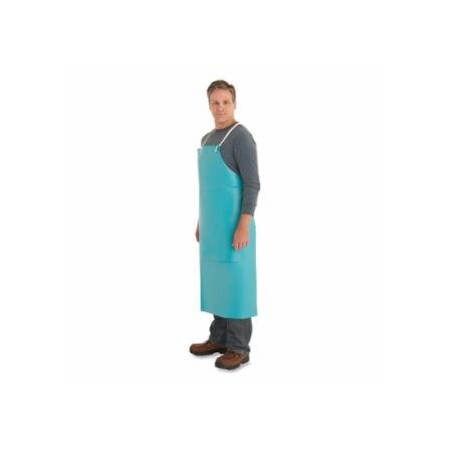 Alphatec PVC Adjustable Apron, 56-102, 18 mil, 48 in Ties, 33 in W, 49 in L, Green, 12PK 012-56-102-33X49