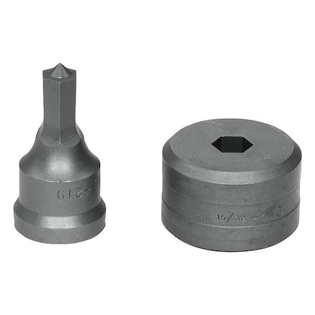 Edwards Hex Punch & Die Set ED9-PDH7/16