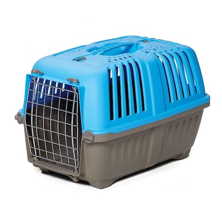 Bpf Spree Plastic Pet Carrier, Blue BP2675181