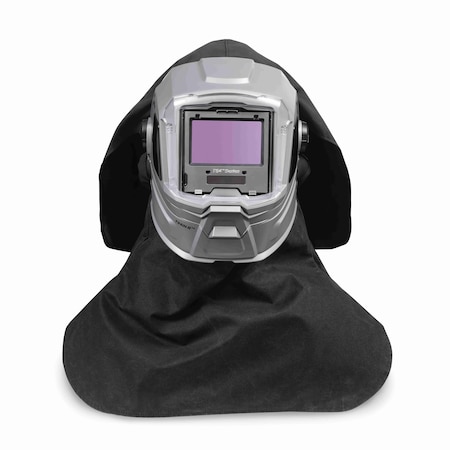 Miller Electric Hard Hat PAPR System, T94iH-R, Helmet, Belt-Mount, MSA Fas-Trac III ratchet-suspension headgear 287510