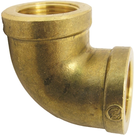 Westlake Pipe & Fittings 3/4'' FPTx3/4'' FPT 90 Deg. Brass Elbow, 1/4 Bend 17-9011