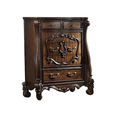 Homeroots 47" Solid Wood Six Drawer Chest 374221
