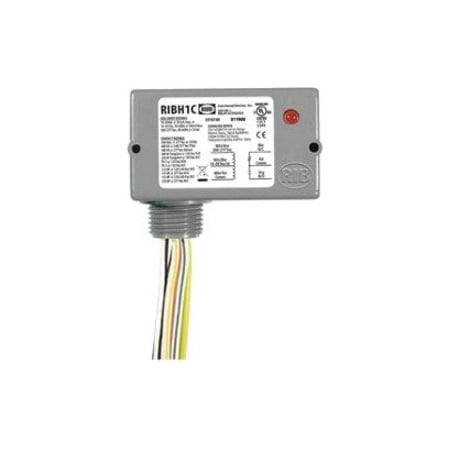Functional Devices-Rib Enclosed Pre-Wired Relay, 10A at 277VAC, SPDT, Lead Length: 16 in RIBH1C