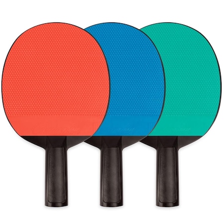 Inkinjection Table Tennis Paddle Rubber Plastic, 6PK IN1726317