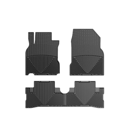 Weathertech Black, Front and Rear All Weather Floor Mats W190-W208