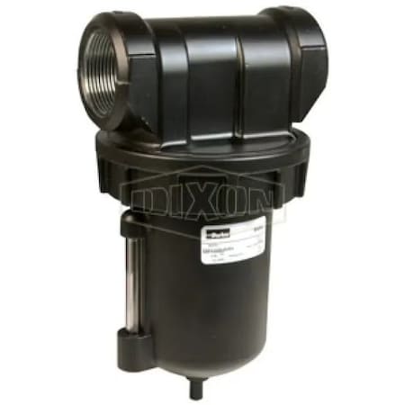 Dixon Watts by Hi-Flow Filter with Sight Glass, 1-1/2 in Port, 175 psig Pressure Range, 450 SCFM Flow Rate F602-12WJR