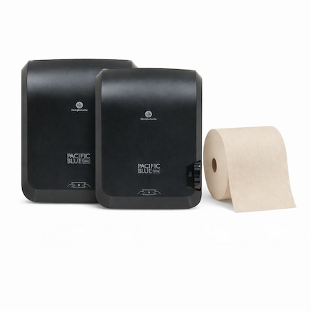 Georgia-Pacific Pacific Blue Ultra, Paper Towel Dispenser & Roll Bundle, 2 Dispensers/1 Roll (6 Pk, Brwn) 59589, 26495
