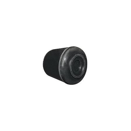 Richelieu Furniture Leg Tip, Black Rubber, 1-In. F31932SB