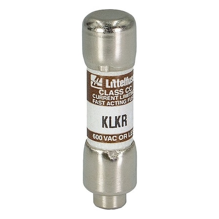 Littelfuse Fuse, KLKR Series, Fast-Acting, 600 V AC, Cylindrical KLKR.200T