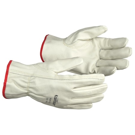 Jj Keller SAFEGEAR Cowhide Leather Work Gloves  - 2XL Driver Safety Gloves 61122