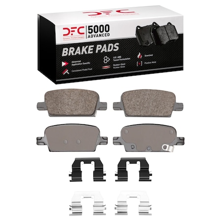 Dfc 5000 Advanced Disc Brake Pad Set, 1551-1921-01