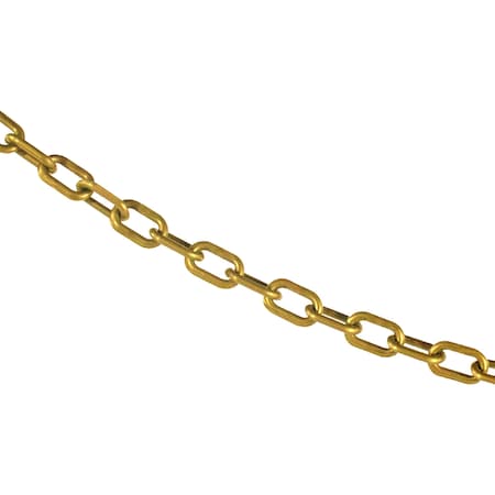 Mr. Chain 3/4" x 50' Gold Plastic Safety Chain 00009-50