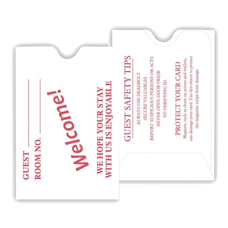 Rdi Key Envelopes Red Non Logo 500cs, 500PK S-KEN-GRED-500