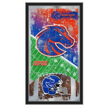Holland Bar Stool Co Boise State 15" x 26" Football Mirror MFtblBoiseS