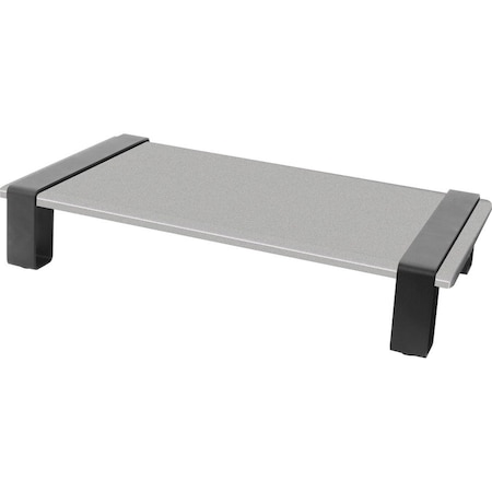Kantek Monitor Riser MDF and Steel, Gray and Black 19.1" Wide MS730