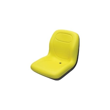 Uni Pro John Deere 124 Bucket Seat, Yellow Vinyl 8019
