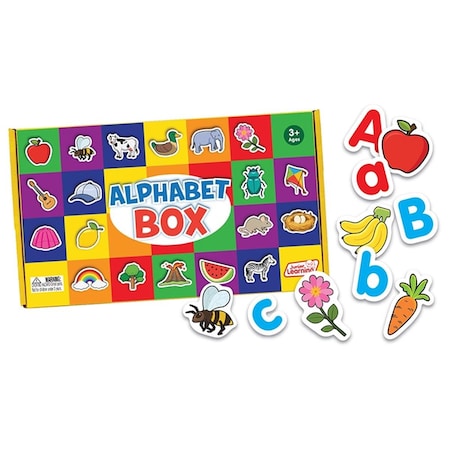 Junior Learning Alphabet Box Letter Card JRL660