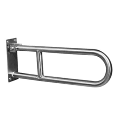Back2Basics 23.63 in. Stainless Steel Folding Grab Bar BA2640172