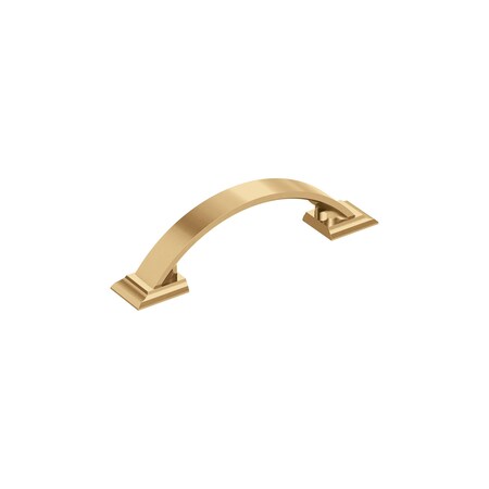Amerock Candler 3 inch 76mm Center-to-Center Champagne Bronze Cabinet Pull BP29349CZ