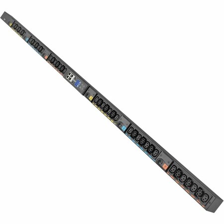 Eaton Universal-Input Metered PDU G4, 208V and 415/240V, 42 Outlets, Input Cable Sold EVMIGU23X-E
