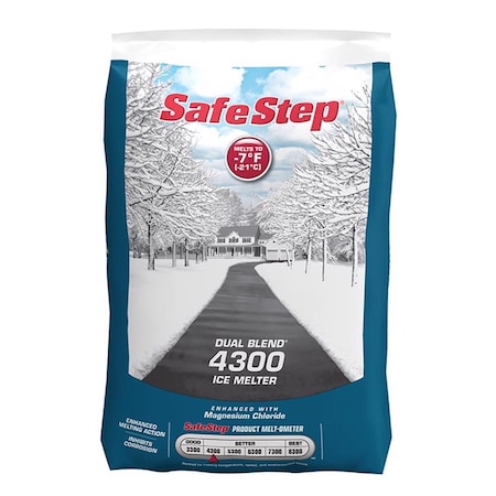 Safe Step Dual Blend 4300 Magnesium Chloride/Sodium Chloride Granule Ice Melt 50 lb 806696