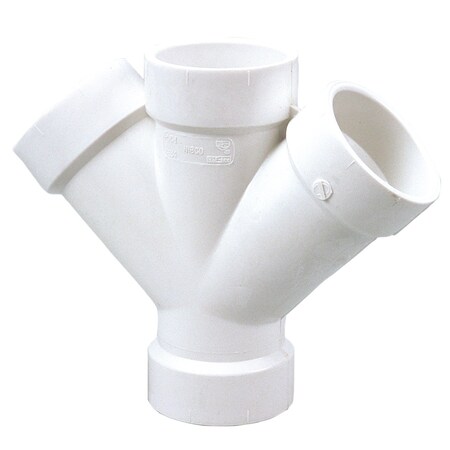 Nibco 4834R 6x6x4x4 Hub 45 Double Wye PVC K266200