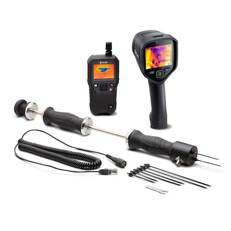 Flir Moisture Meter, Pin/Pinless, 3/4inDepth MR176-KIT6