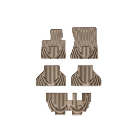 Weathertech Tan, Front, Rear, and Rear All Weather Floor Mats W74TNW144TNW145