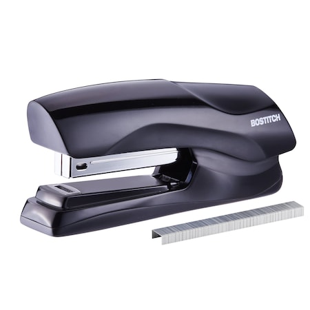 Bostitch Flat Clinch Stapler, 40 Sheets, Full Strip B275R-BLK