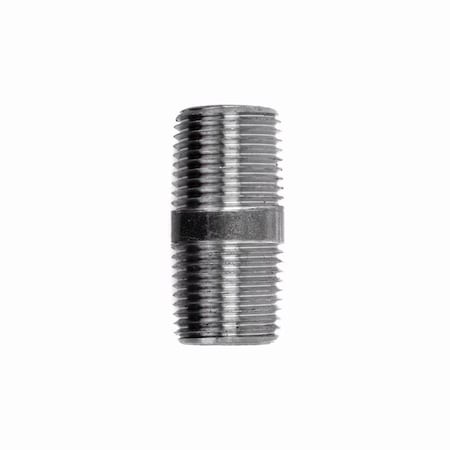 Stz Industries 3/8 in. MIP each X 3/8 in. D MIP Black Steel 1-1/2 in. L Nipple 308UP38X112