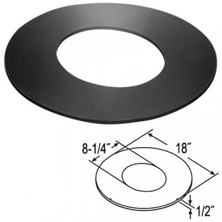 Dura-Vent 9448C 6'' DuraTech 7/12 - 9/12 Roof Support Trim Collar 6DT-RSTC9