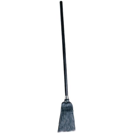 Rubbermaid Commercial Lobby Pro Synthetic-Fill Broom, 37 1/2" Height, Black FG253600BLA