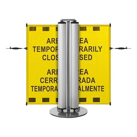 Modus Dual Mobile Stand, Round Flat, Yellow ZPD-SPP-Y
