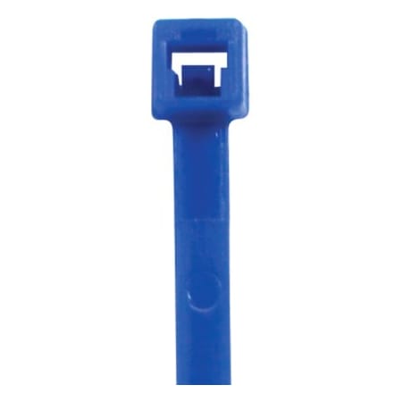 Partners Brand Cable Tie, 5-1/2 in L, Blue, Nylon, 40 lb Strength, 1000 PK CT433D