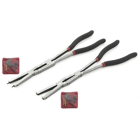 Gearwrench 2 Piece Pliers Set Comfort Grip Handle 82110