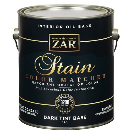 Zar Wood Stain 1 Gal UGL Dark Tint Base Zar Interior Oil-Based Wood Stain 14513