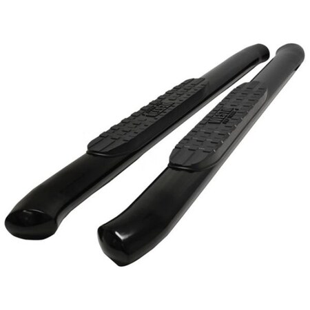 Perfectpitch Pro Traxx 4 Oval Nerf Step Bars for 2021-2022 Ford Bronco 2-Door, Textured Black PE3238112