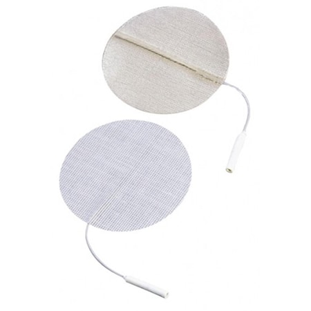Fabrication Enterprises 2 in. Round Dura-Stick Premium Electrodes, Stainless Steel Mesh, 40PK 04-2171-10