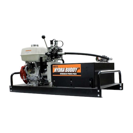 Brave Hydra Buddy Hydraulic Power Pack 2,000 PSI 7 GPM Recoil Start Honda GX390 HBHR350GX