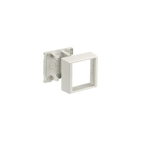 Hubbell Wiring Device-Kellems Hubbell PREMISETRAK 2-gang Mounting Box - 2-gang - Office White PT12TGB