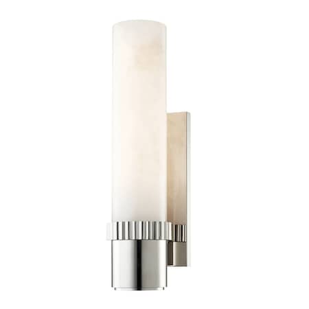 Hudson Valley Lighting Argon 1 Light Wall Sconce 4.25 In. Polished Nickel 1260-PN