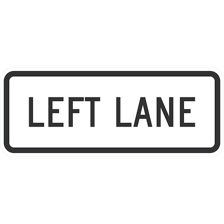 Lyle R3-5BP, Left Lane, 30x12, High Intensity Prismatic, White G-14676-HI_30x12