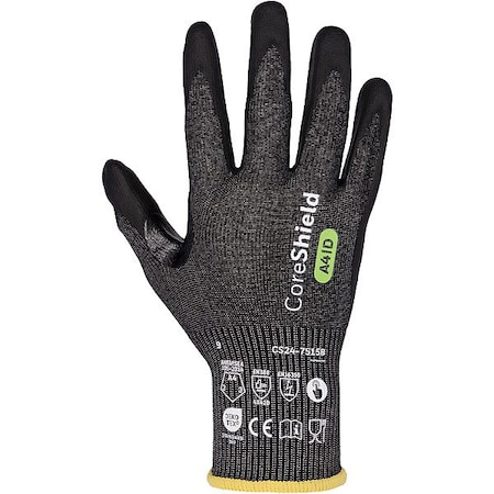 Pip Global Safety Cut Protection Gloves, Black, 9.8", PR CS24-7515B-8