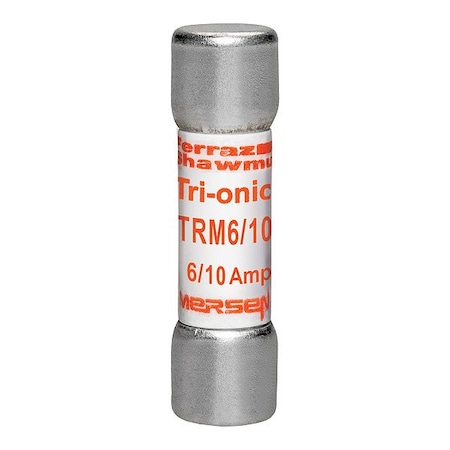 Mersen Fuse, 1 1/2 in L, 250 V AC, 600 mA TRM6/10