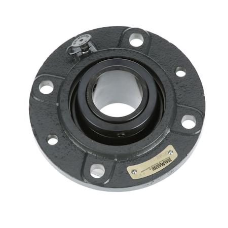 Sealmaster Mounted Cast Iron Piloted Flange Spherical Roller - 52100 Bearing Steel, Black Oxided USFC5000E-203