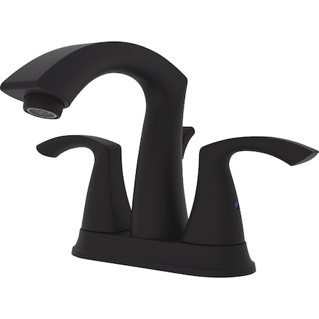 Cmi Compass Manufacturing 3280MB Brookfield Matte Black 2-Handle Bathroom Faucet With Popup 192-7902