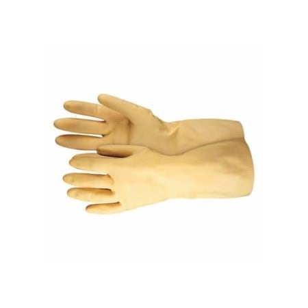 Mcr Safety Long Canners Latex Glove, Large, Rubber, Amber, 12PK 127-5190E